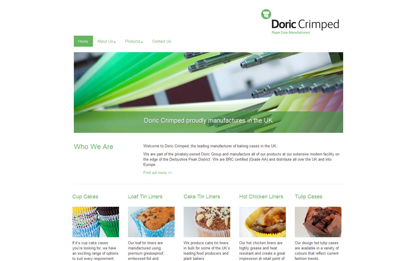 Doric Crimped Website