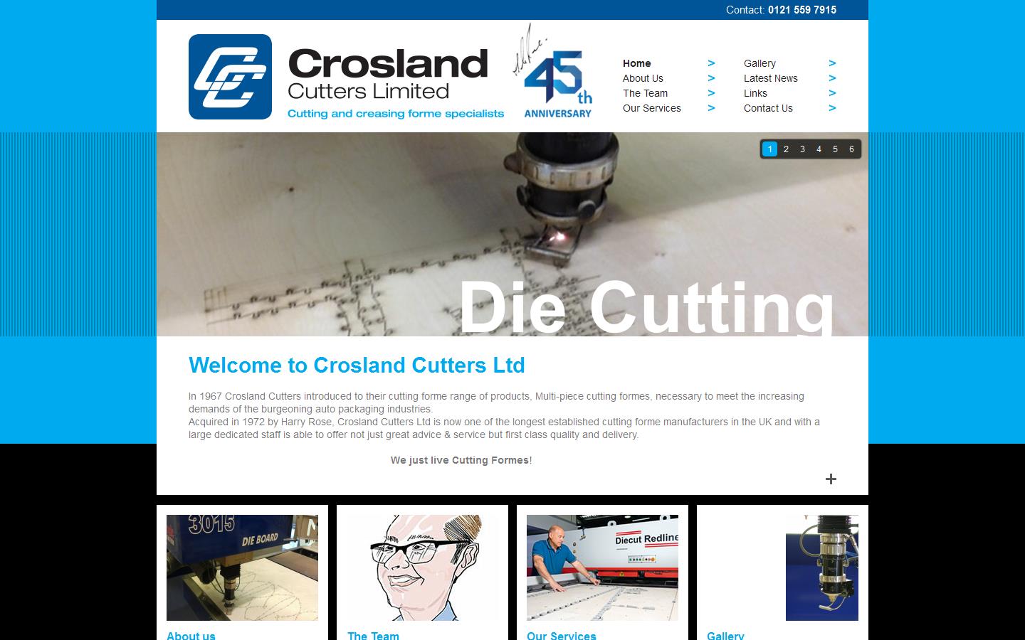 Crosland Cutters Website