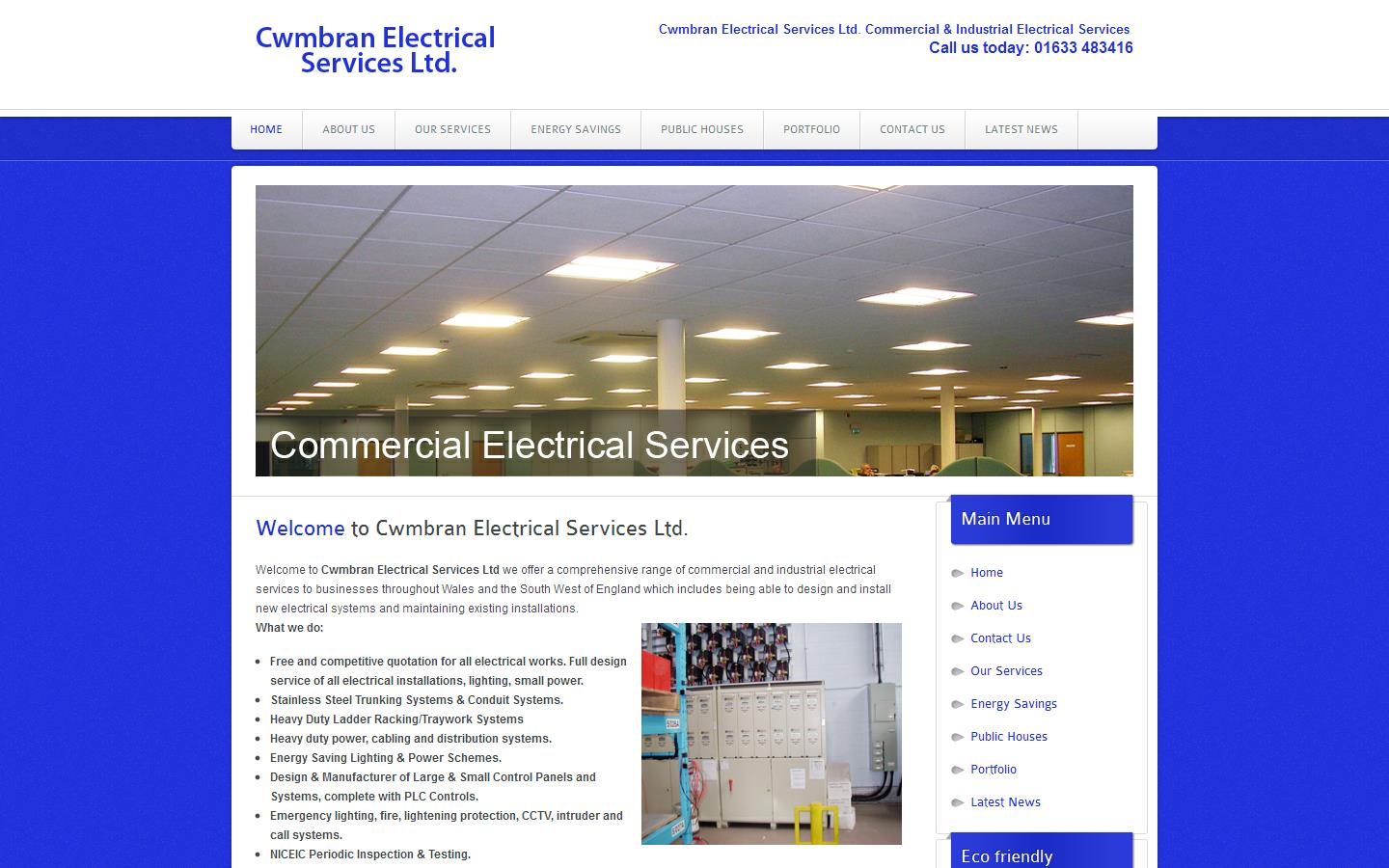Cwmbran Electrical Services Ltd Website