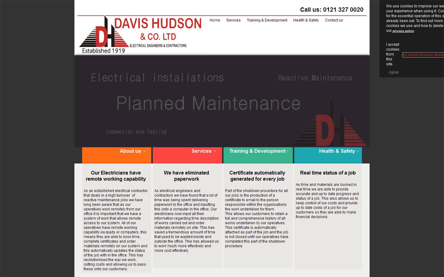 Davis Hudson & Co. Ltd Website