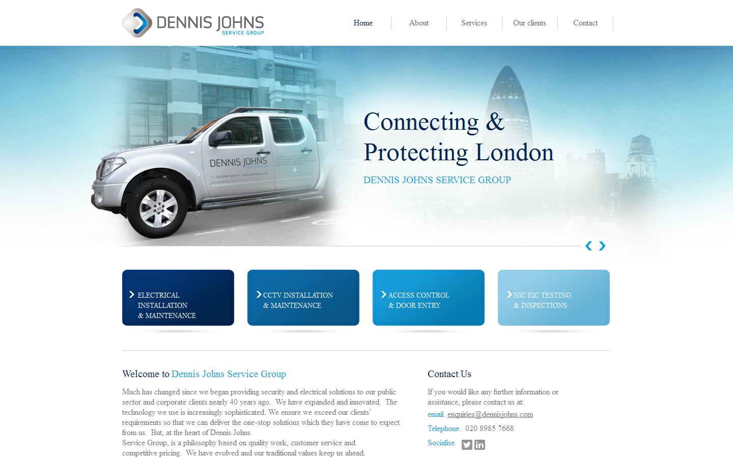 Dennis Johns Service Group Website