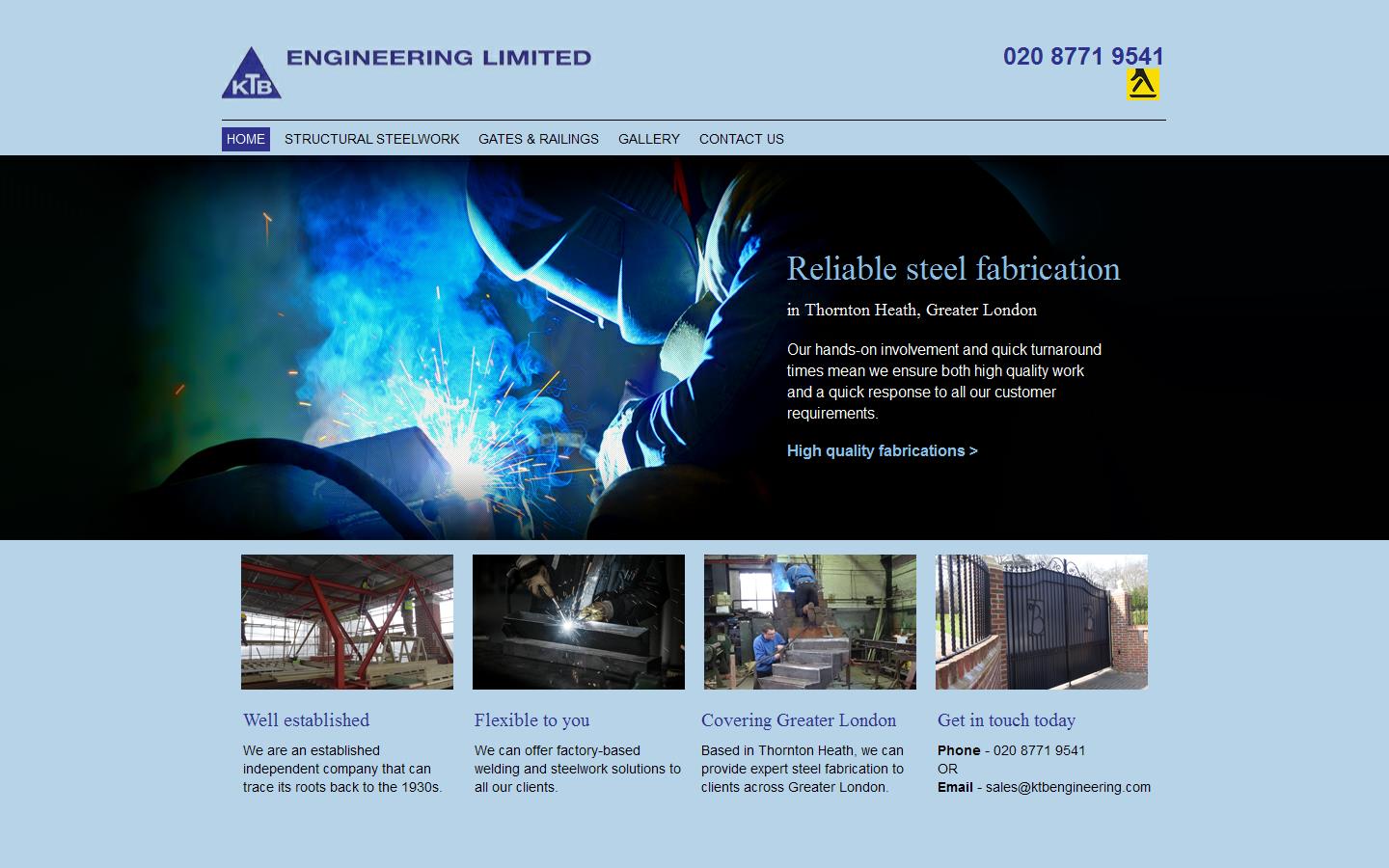 K T B Engineering Ltd Website