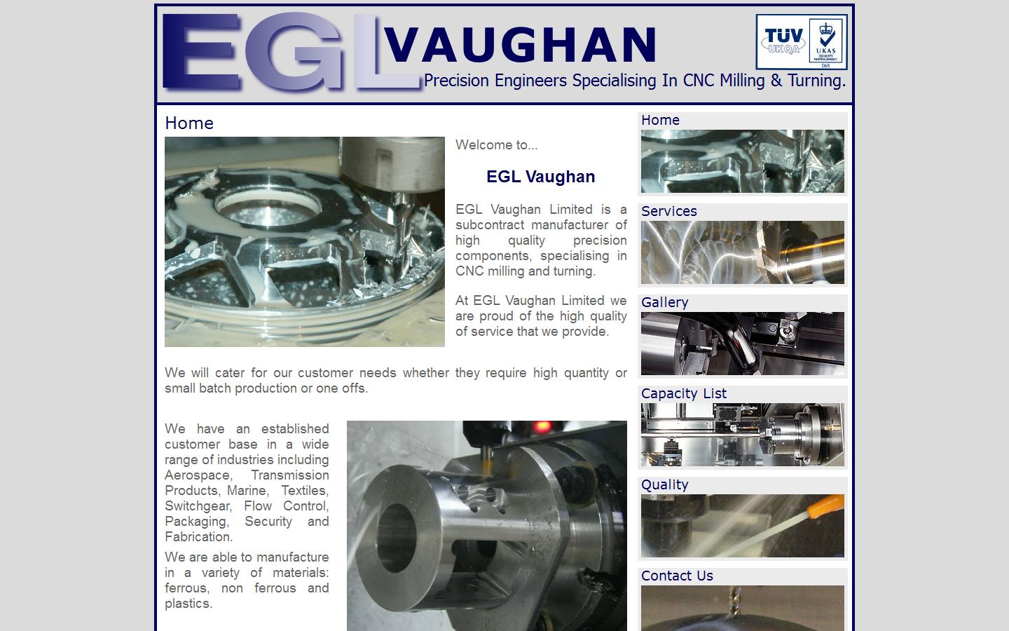 E G L Vaughan Website