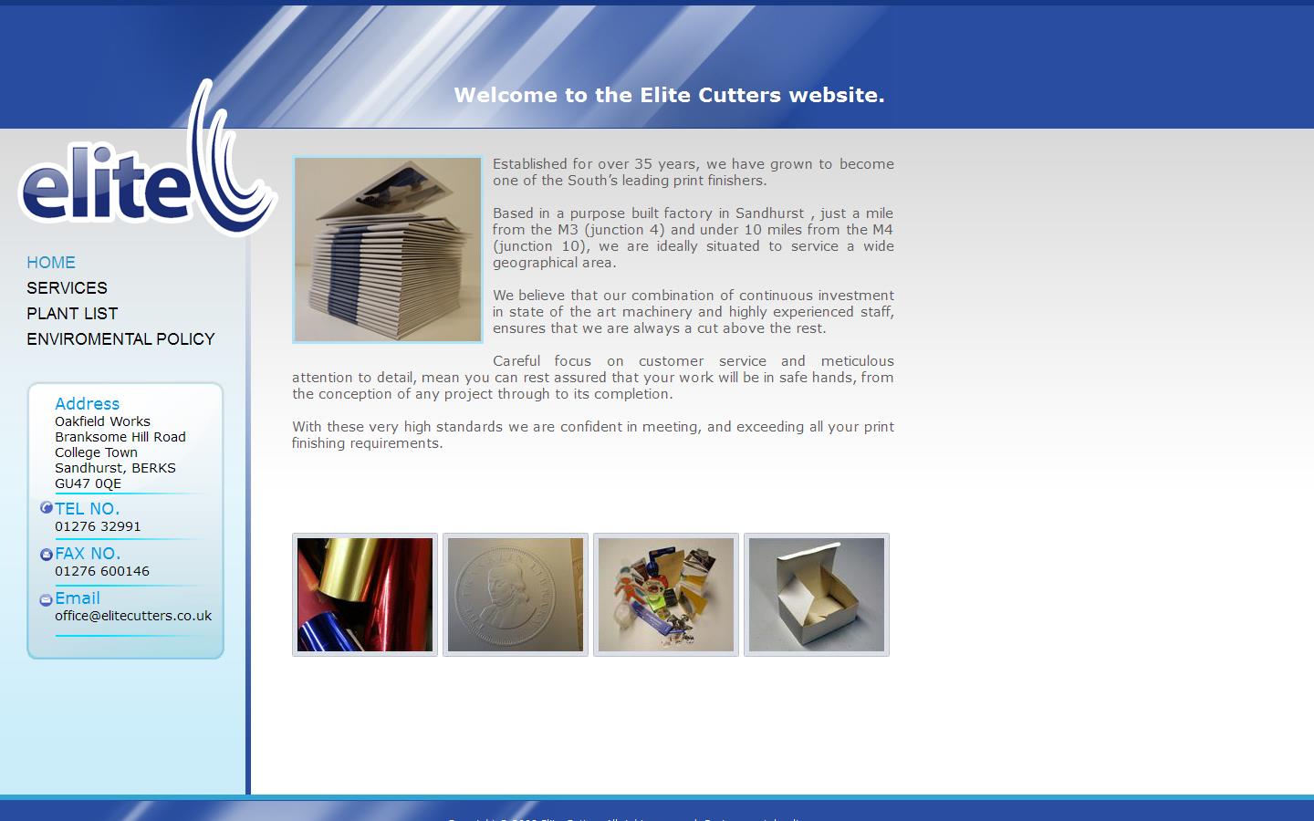 Elite Cutters Website