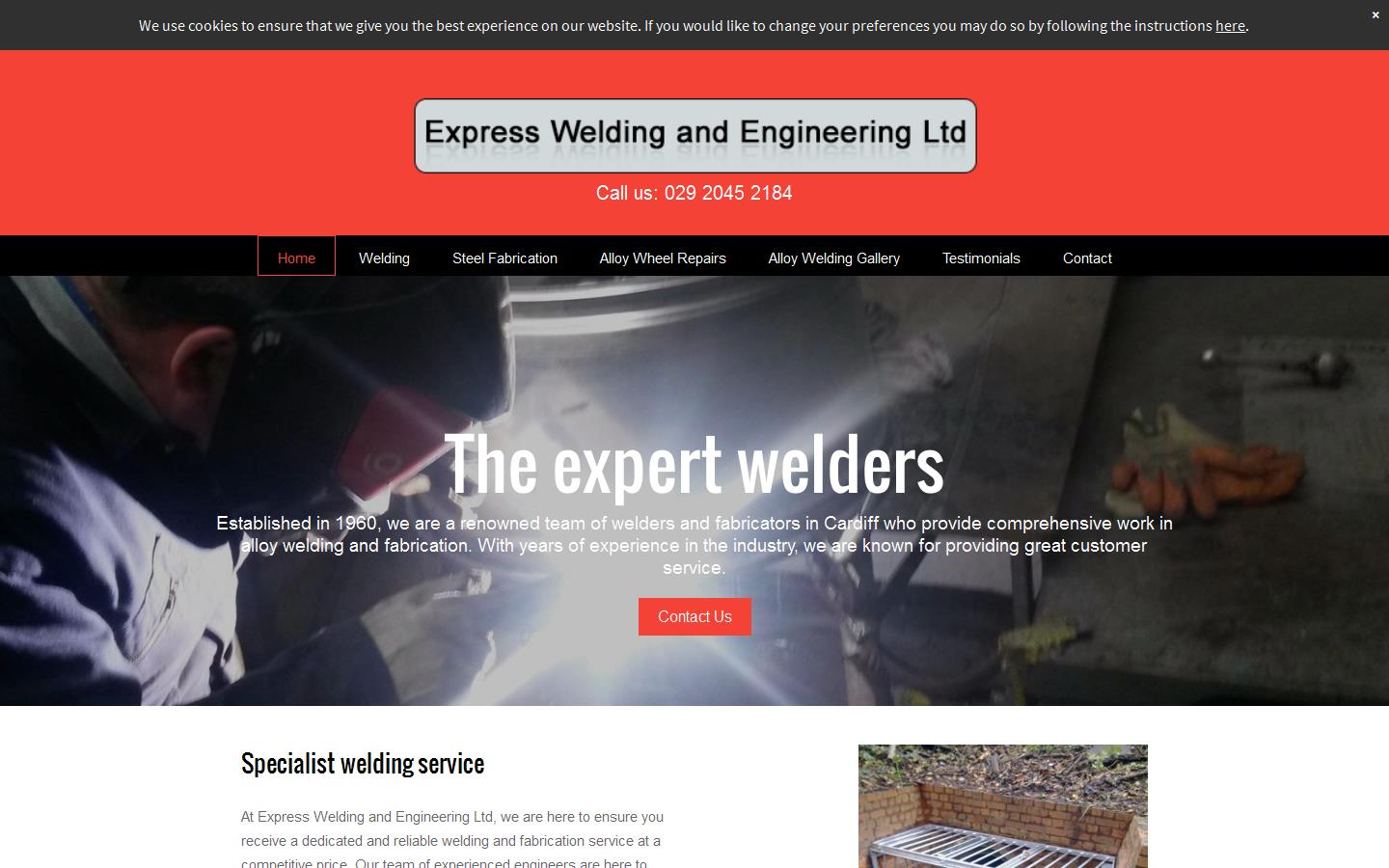 Express Welding & Engineering Ltd Website