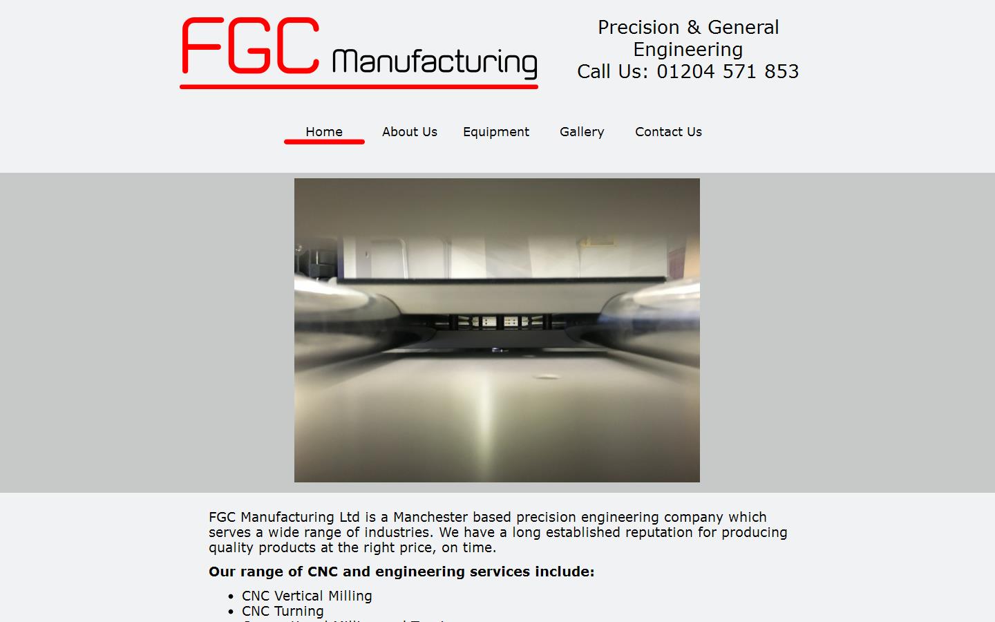 Farnworth Grinding Co. Ltd Website