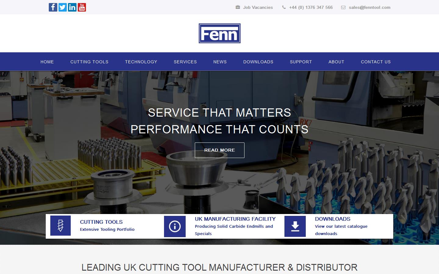 Fenn Tool Ltd Website