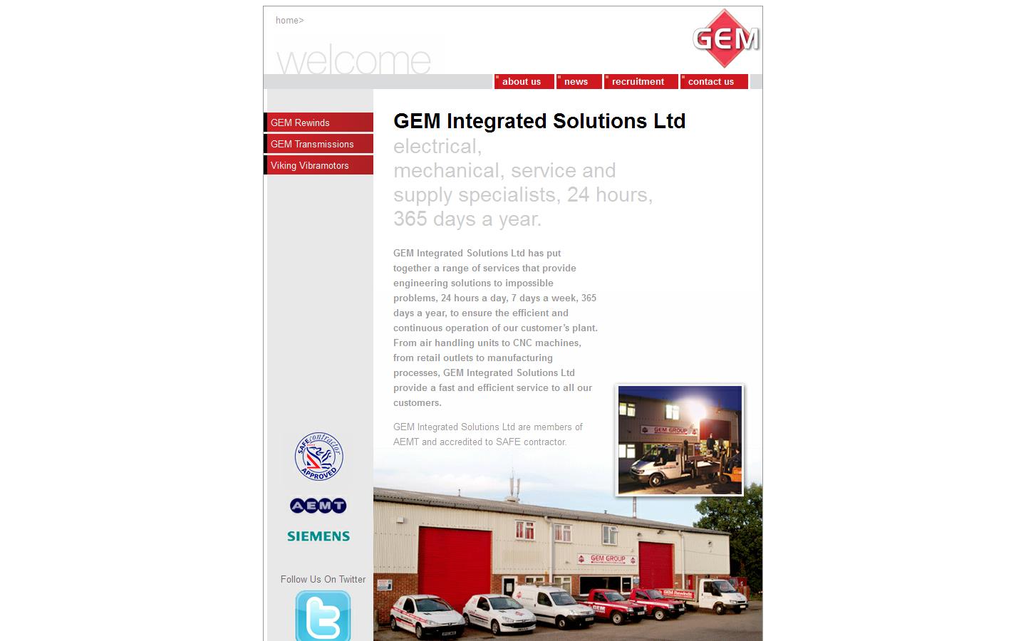 G E M Integrated Solutions Ltd Website