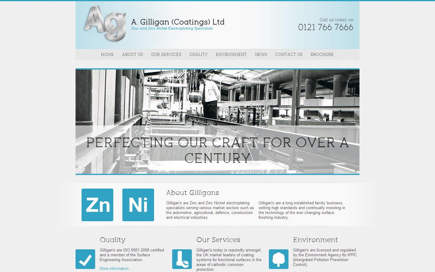 A Gilligan Coatings Ltd Website