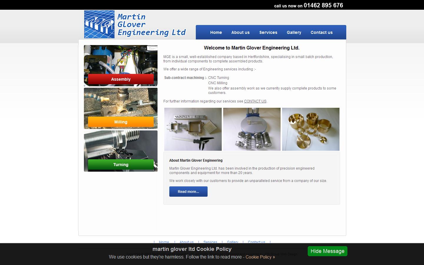 Martin Glover Engineering Ltd Website