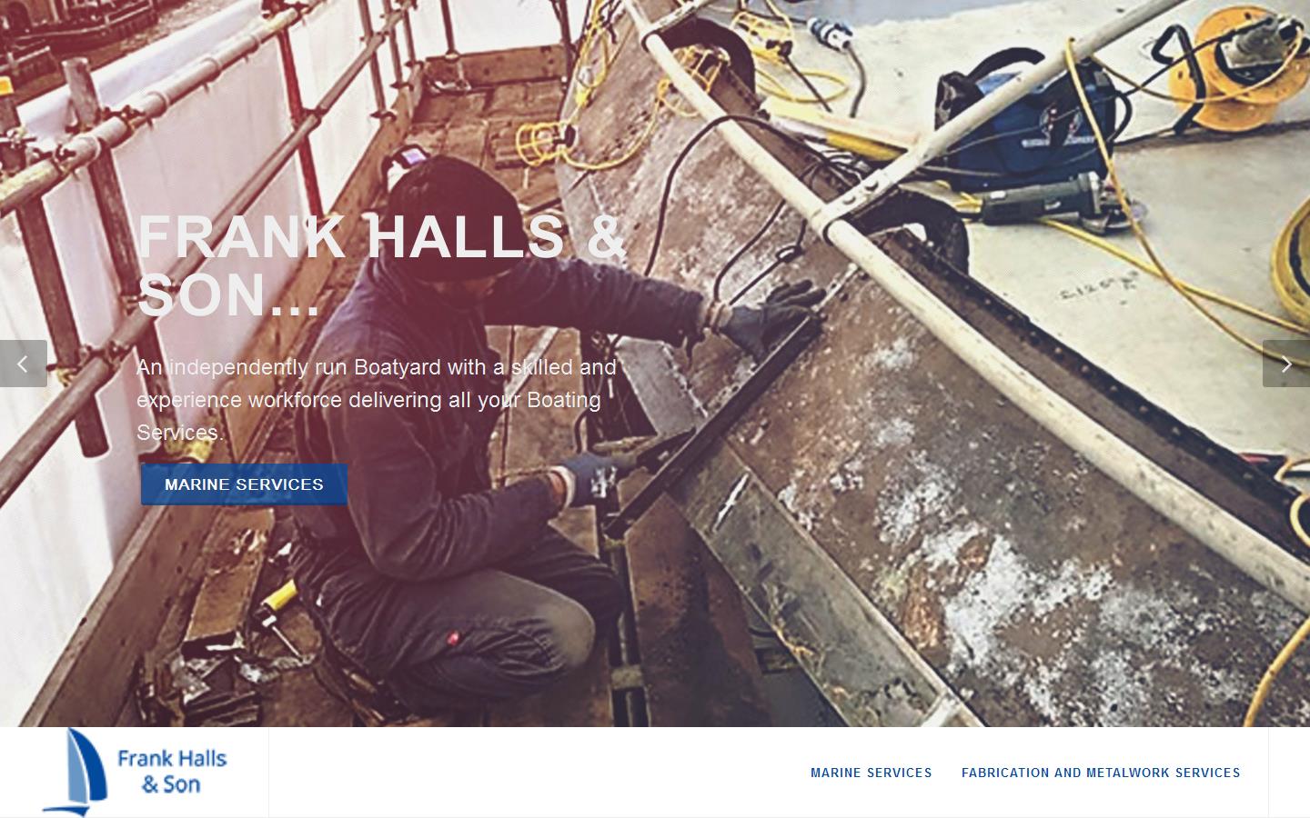 Frank Halls & Son Ltd Website