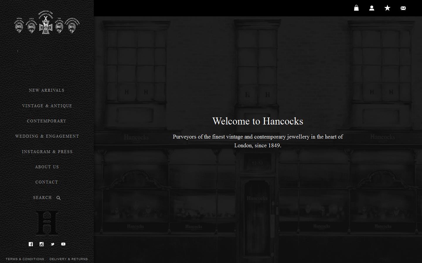 Hancocks & Co Jewellers Ltd Website