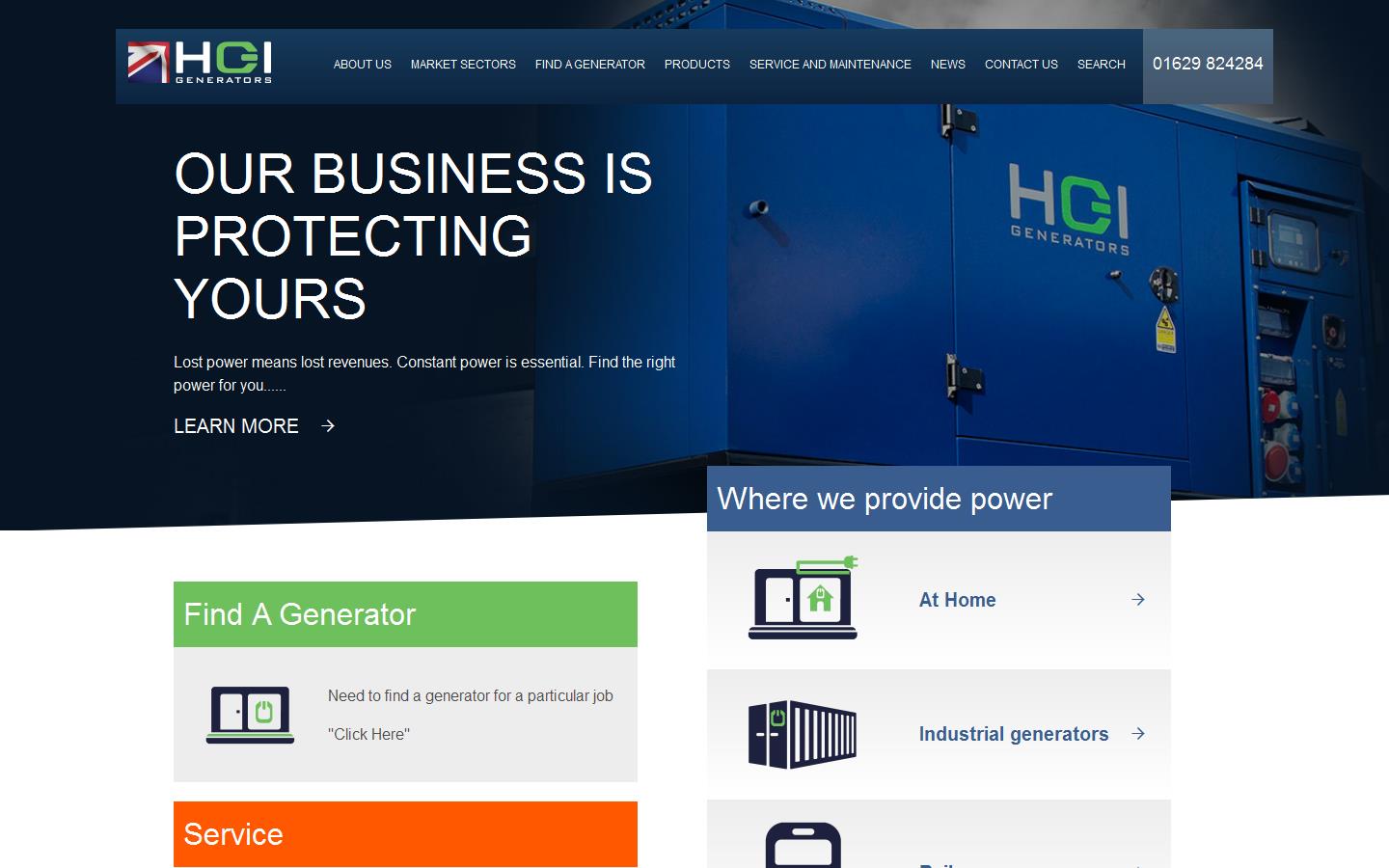 H G I Generators Website