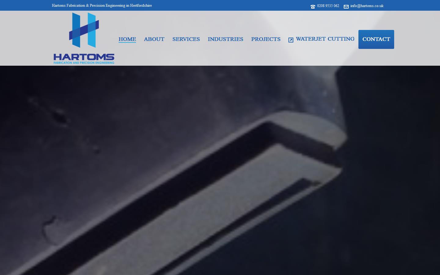 Hartoms Engineers Website