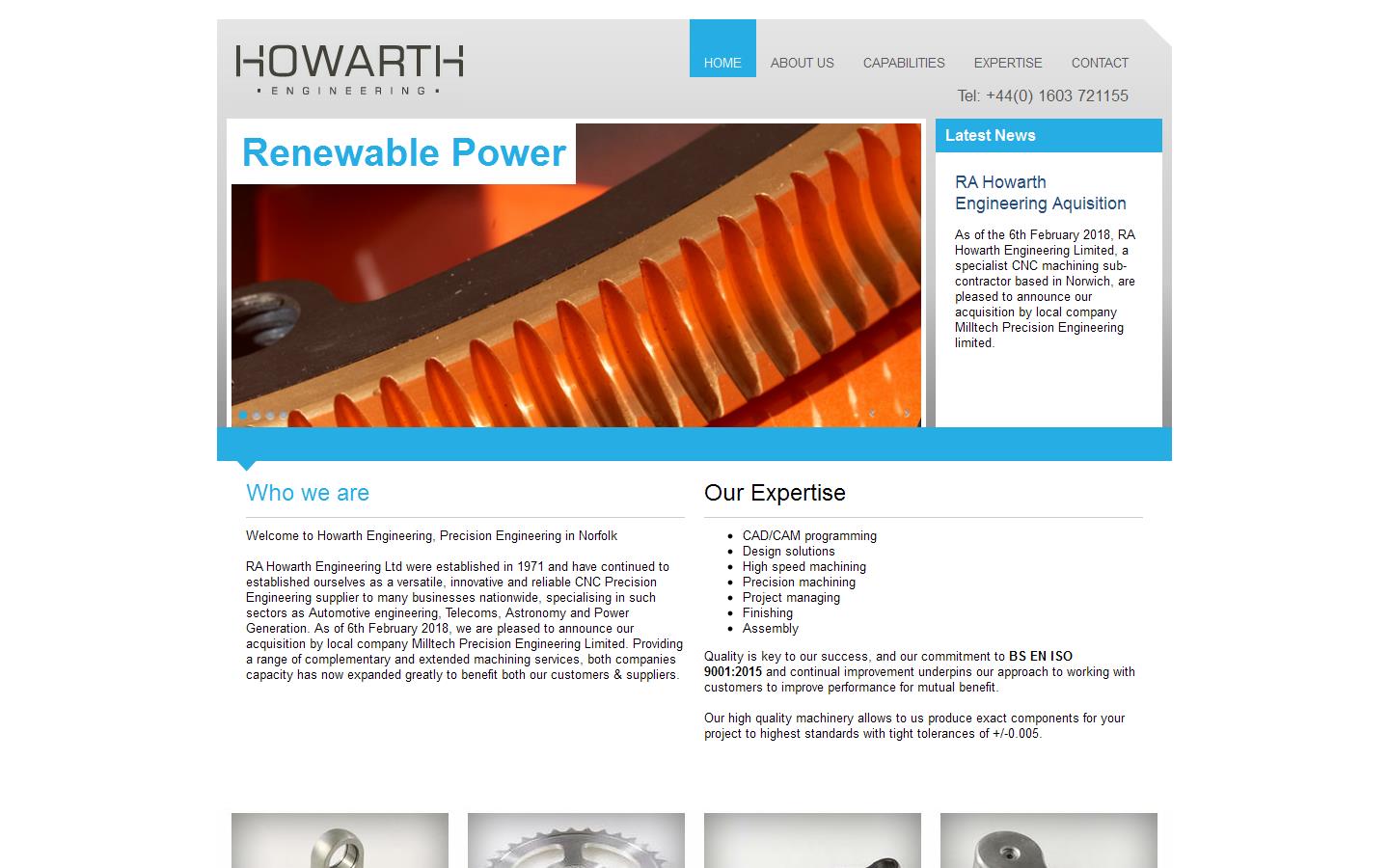 Howarth Engineering Website