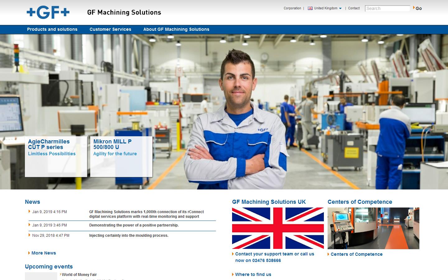 G F Machining Solutions Website