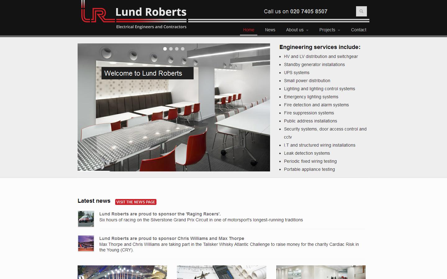Lund Roberts Website