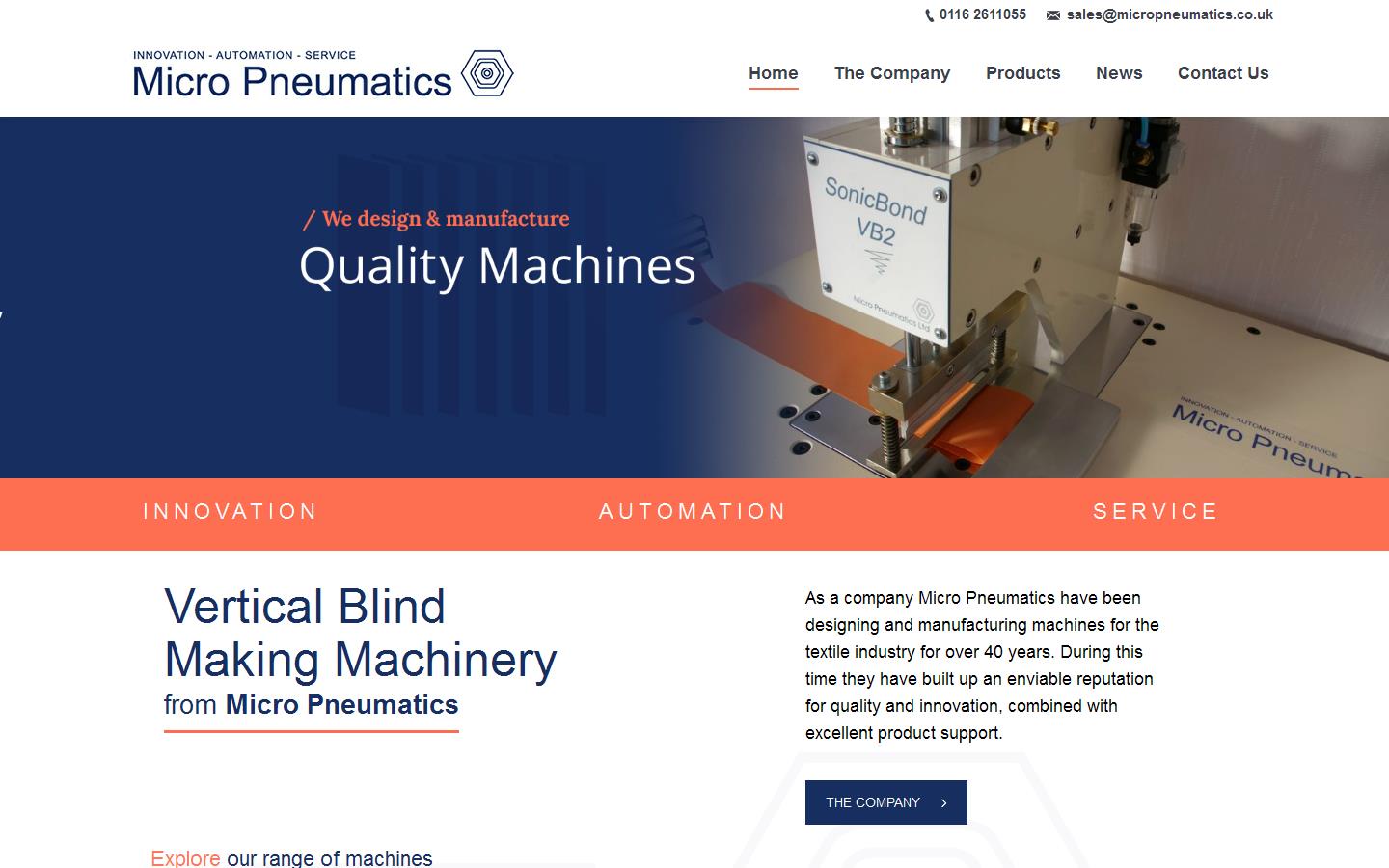 Micro Pneumatics Website