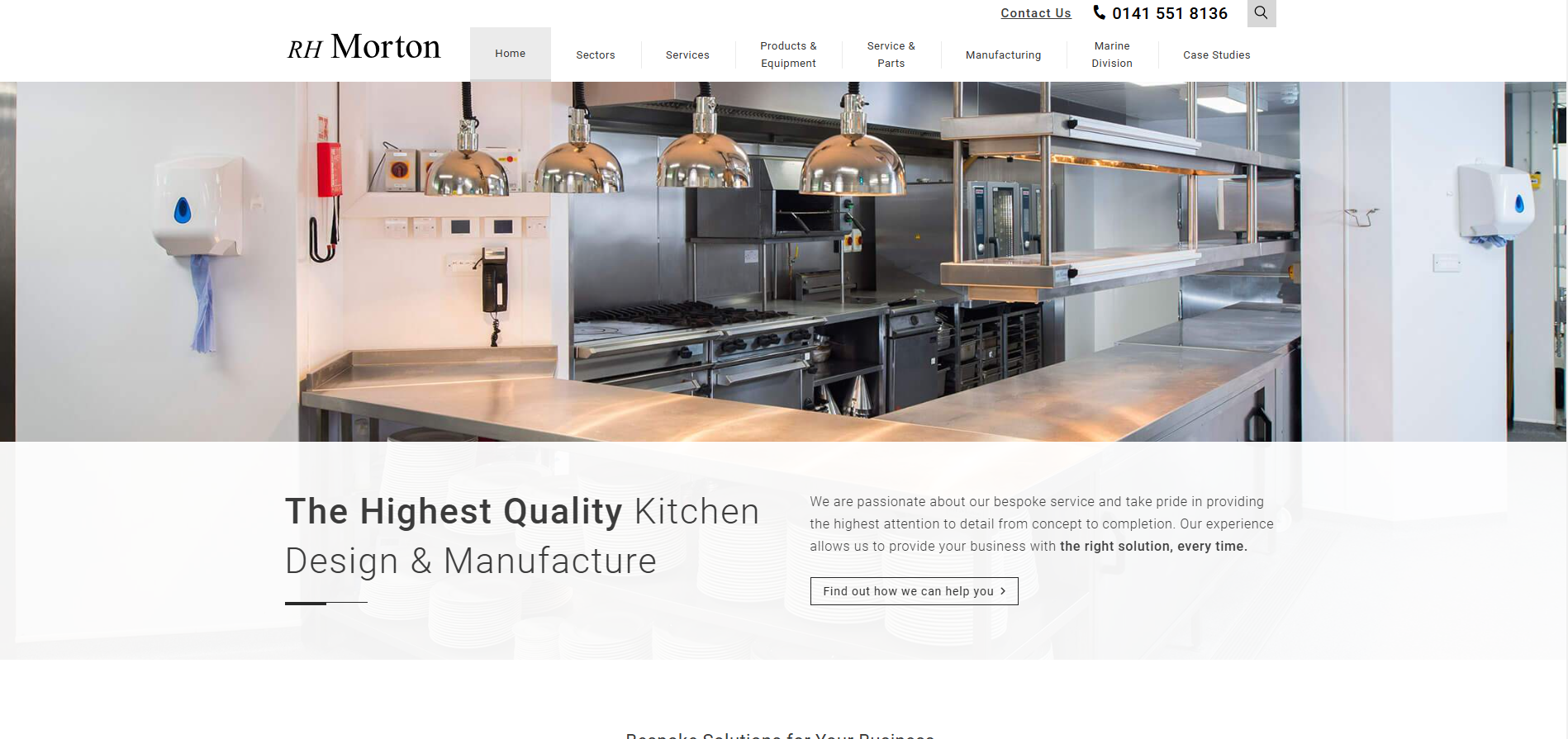 R H Morton & Co. Ltd Website