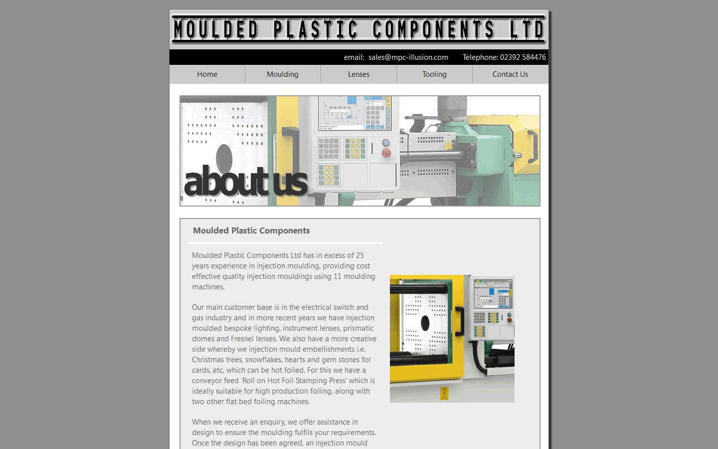 Moulded Plastic Components Website