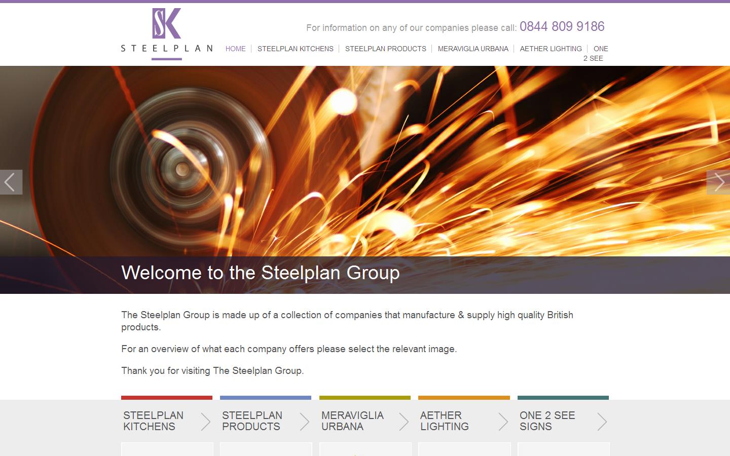 Steel Plan Ltd Website