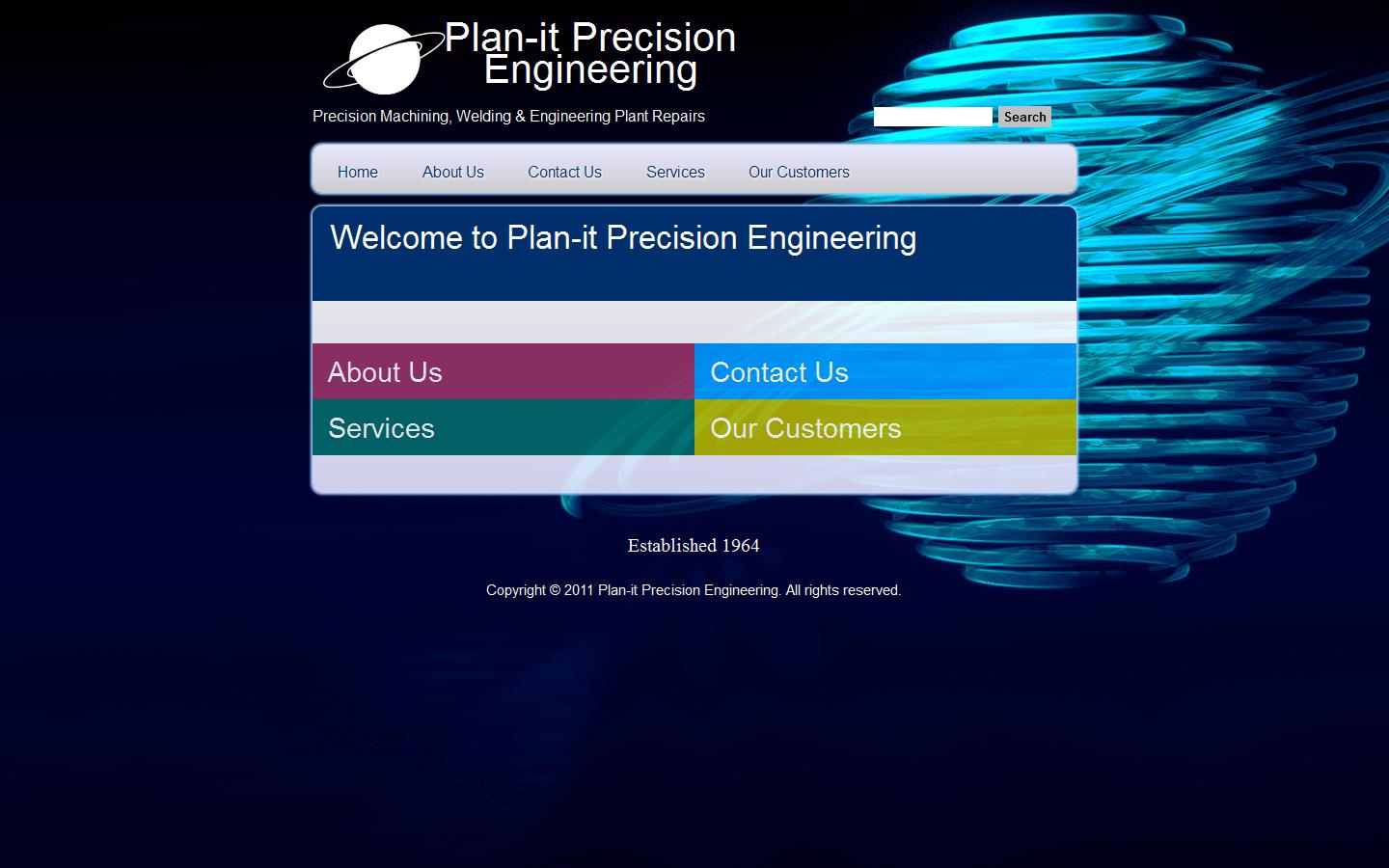 Plan-it Precision Engineering Website