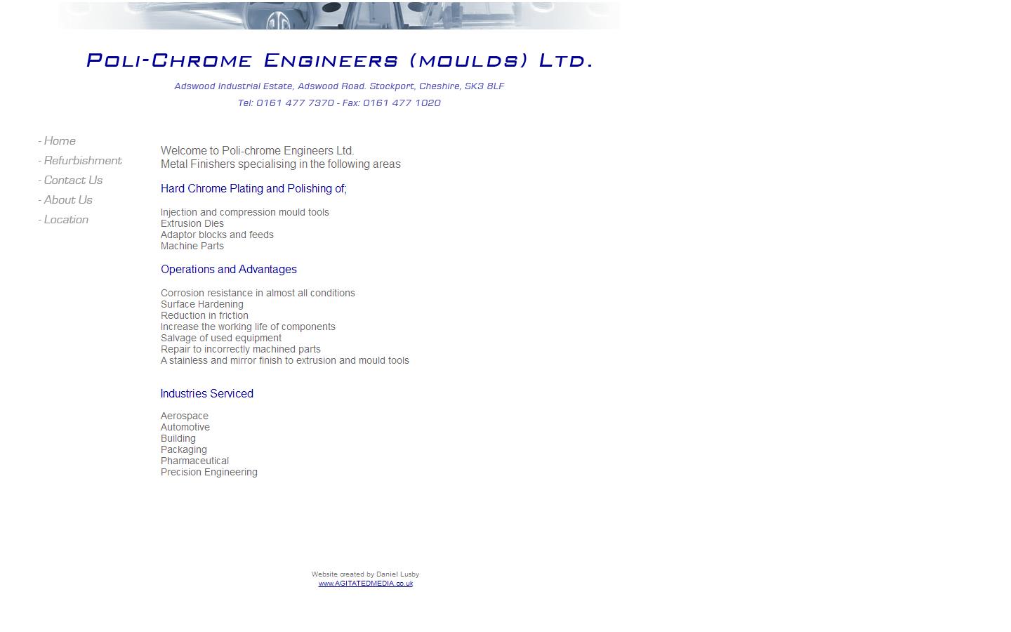 Poli-chrome Engineers Moulds Ltd Website