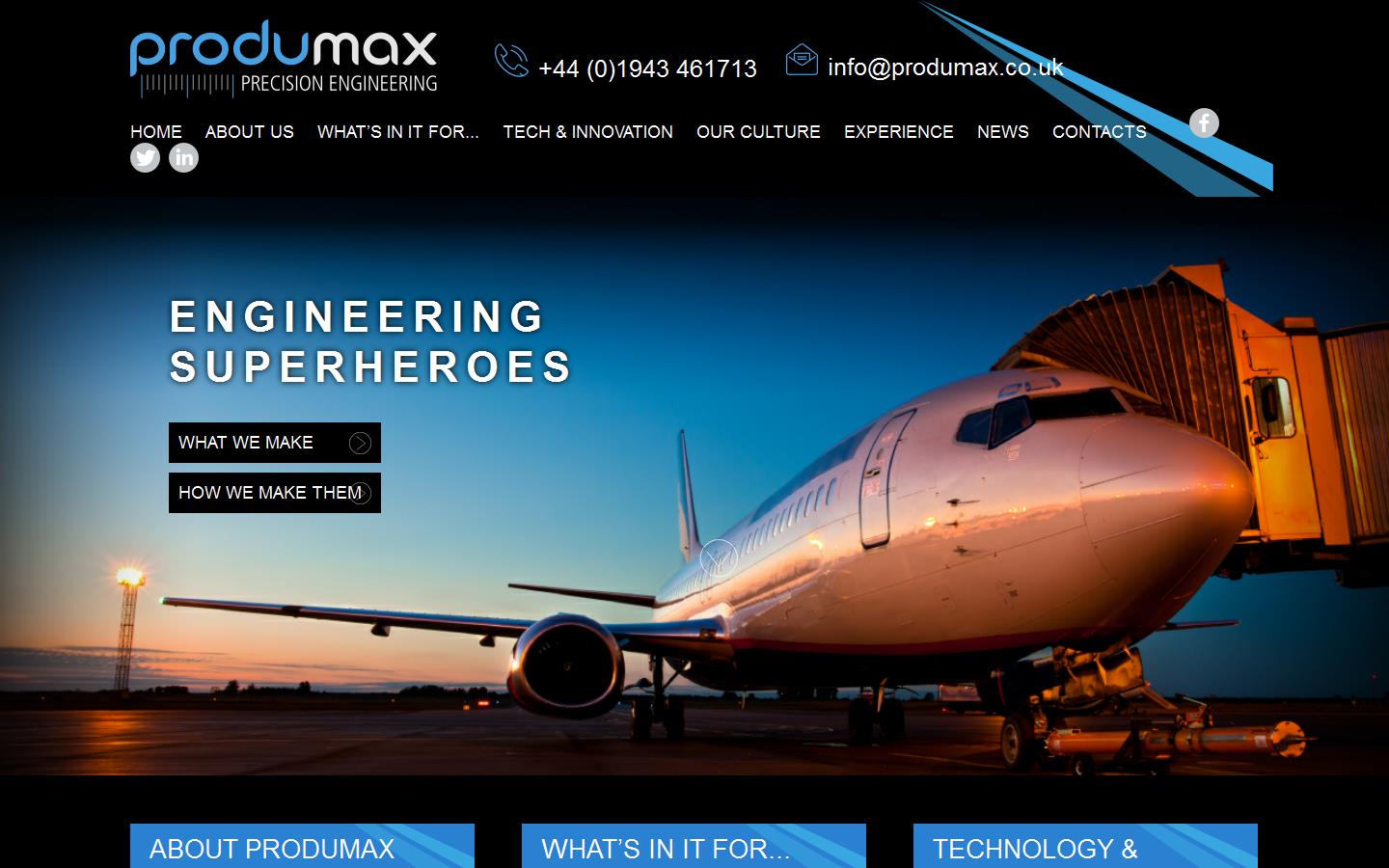 Produmax Ltd Website