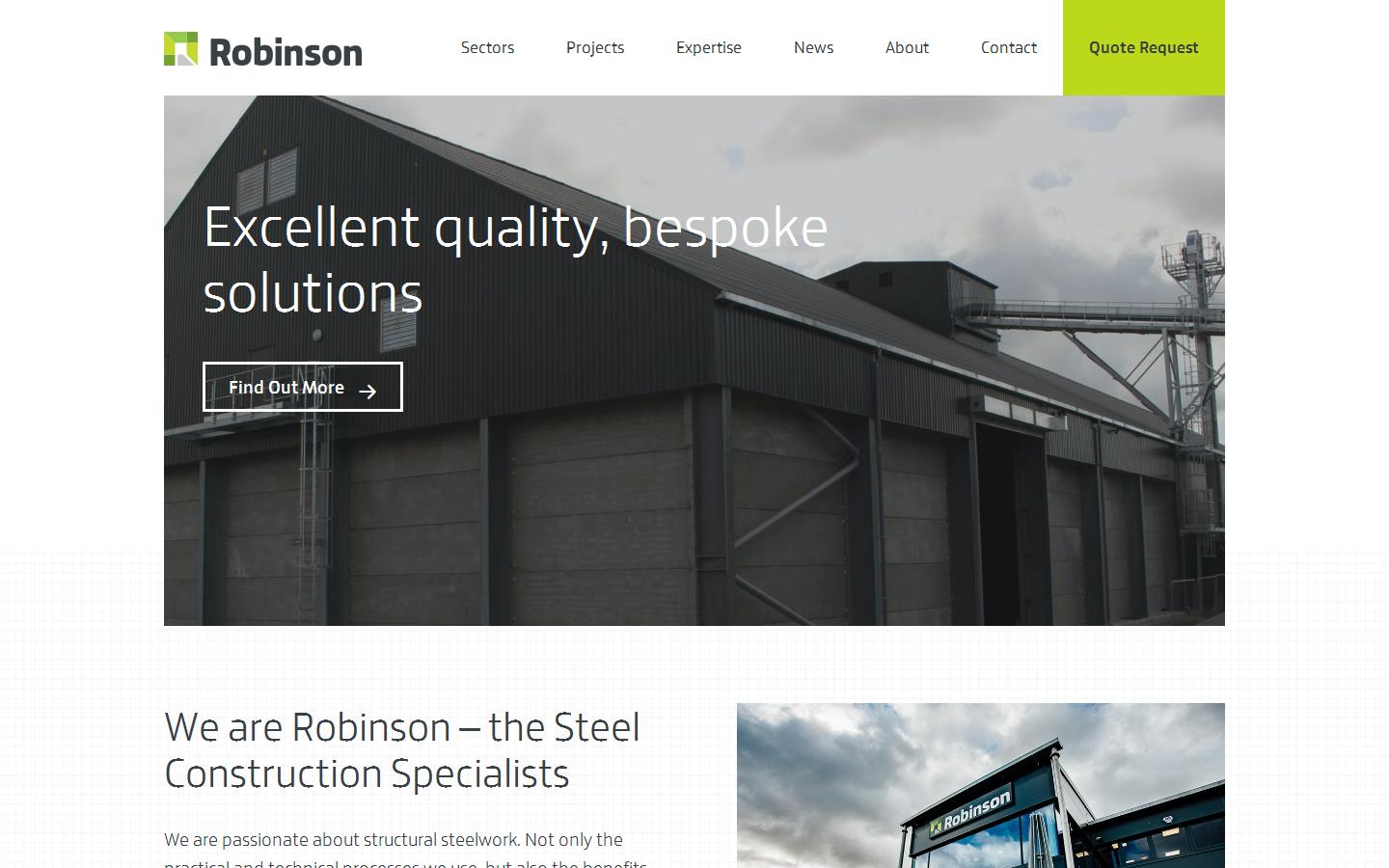 Robinsons Structures Ltd Website