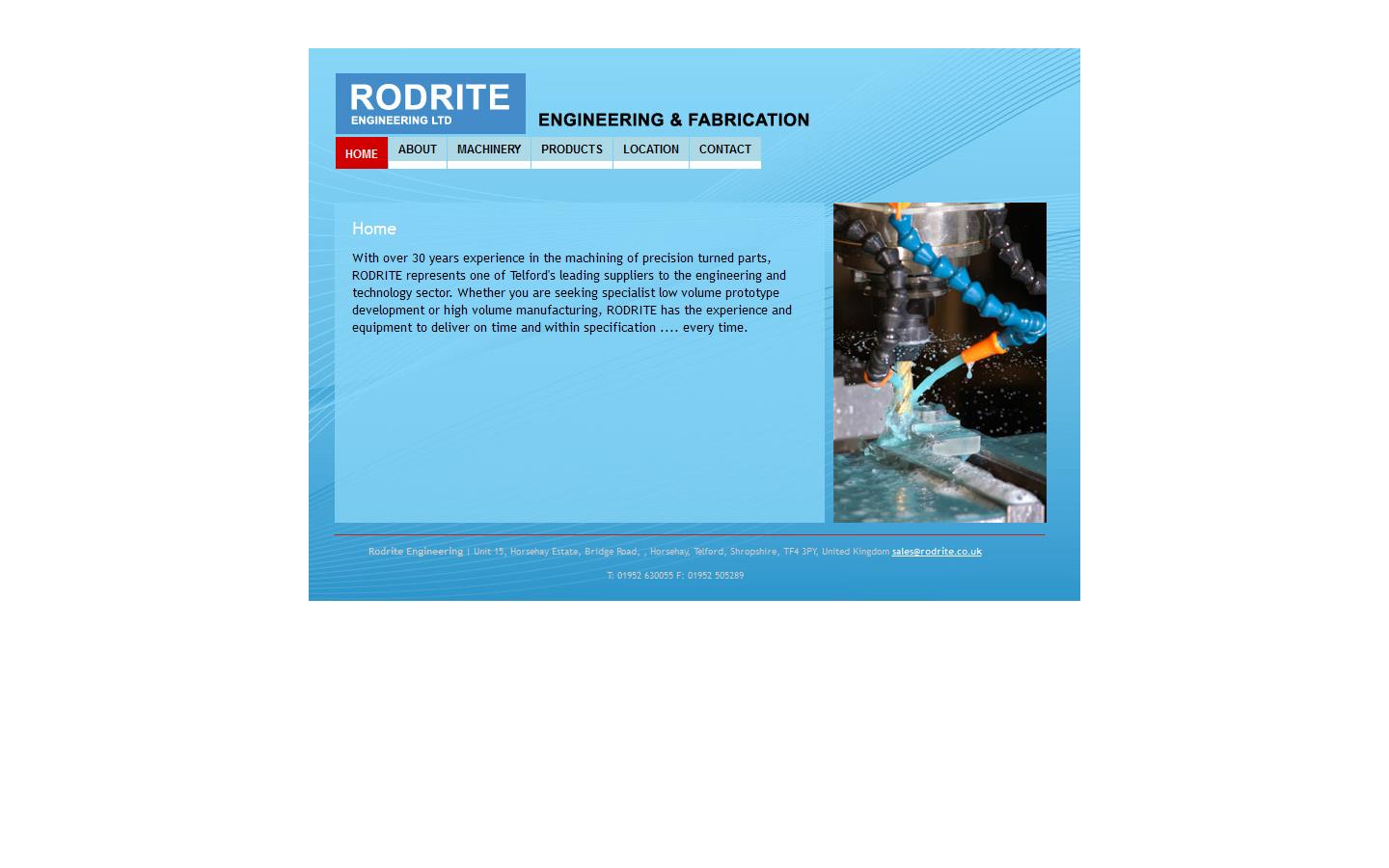 Rodrite Engineering Ltd Website