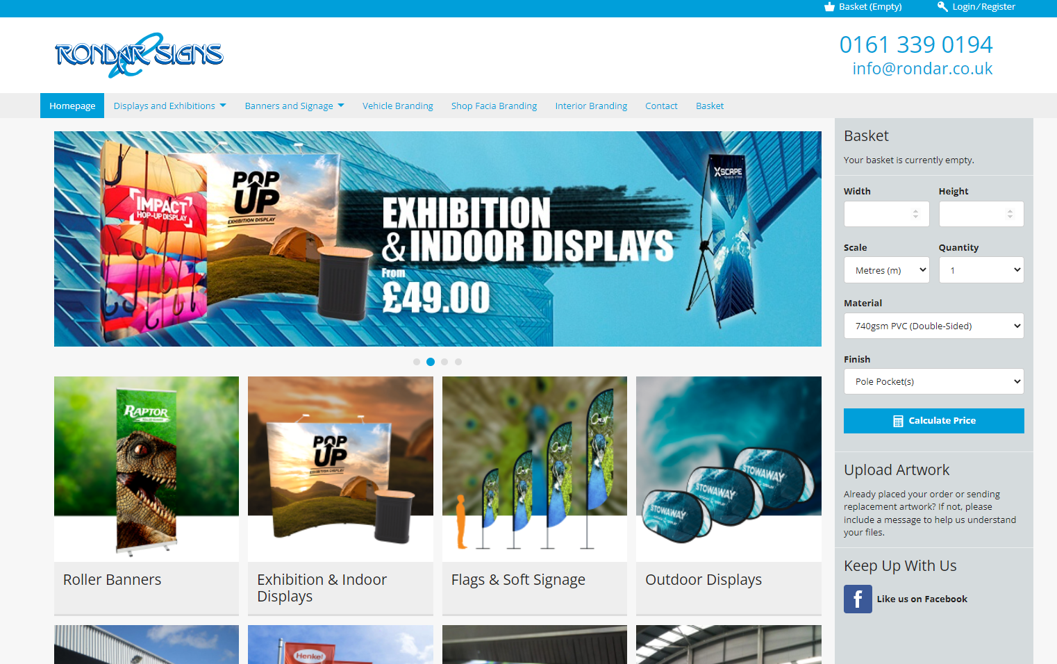 Rondar Signs Ltd Website