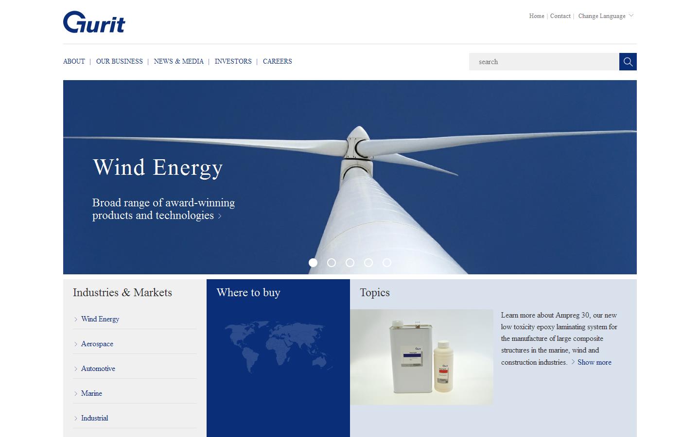 Gurit UK Ltd Website