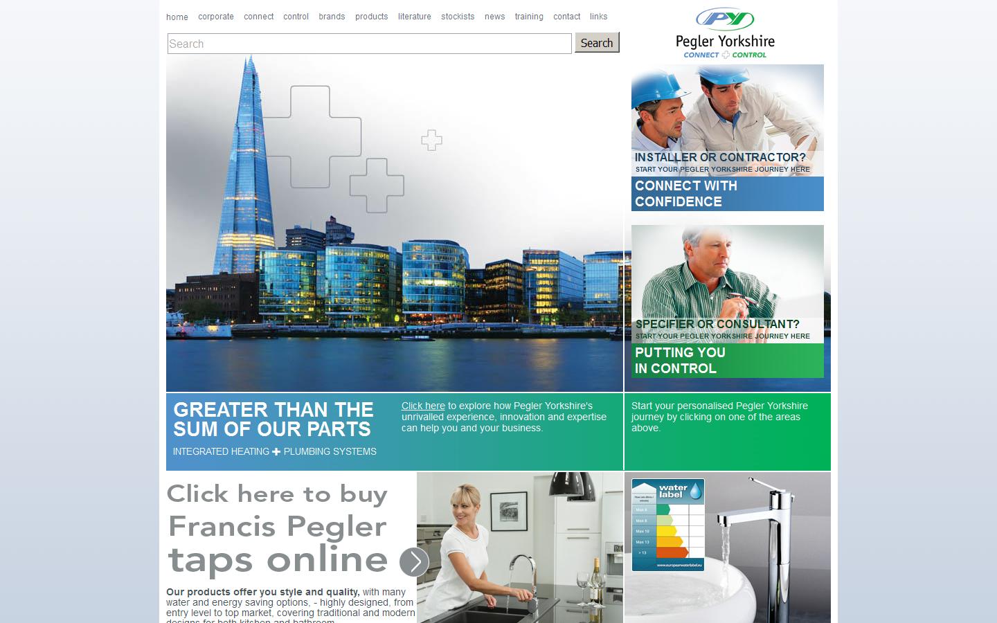 Pegler Yorkshire Group Website