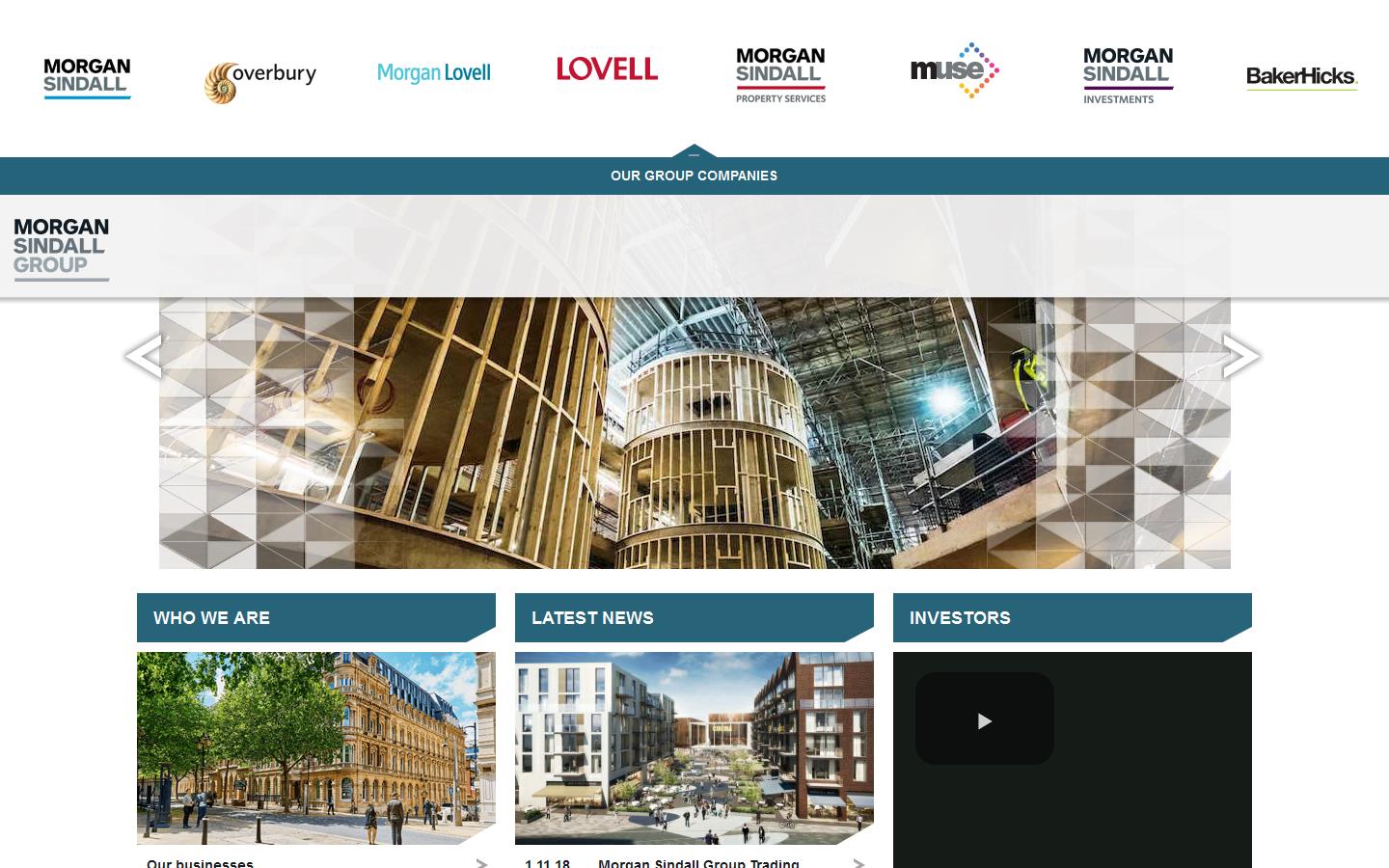Morgan Sindall Group Website
