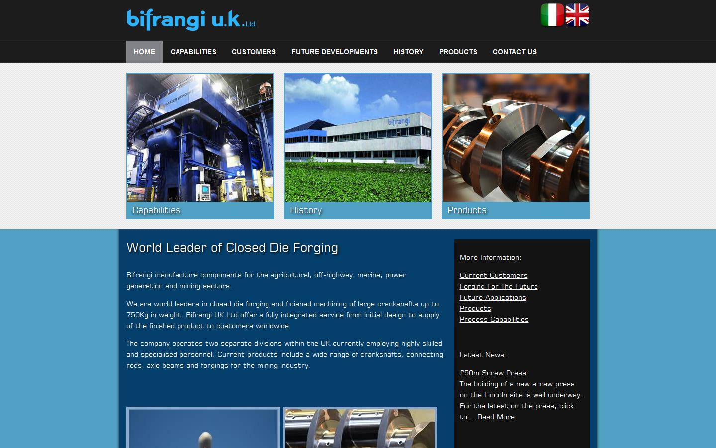 Bifrangi UK Ltd Website