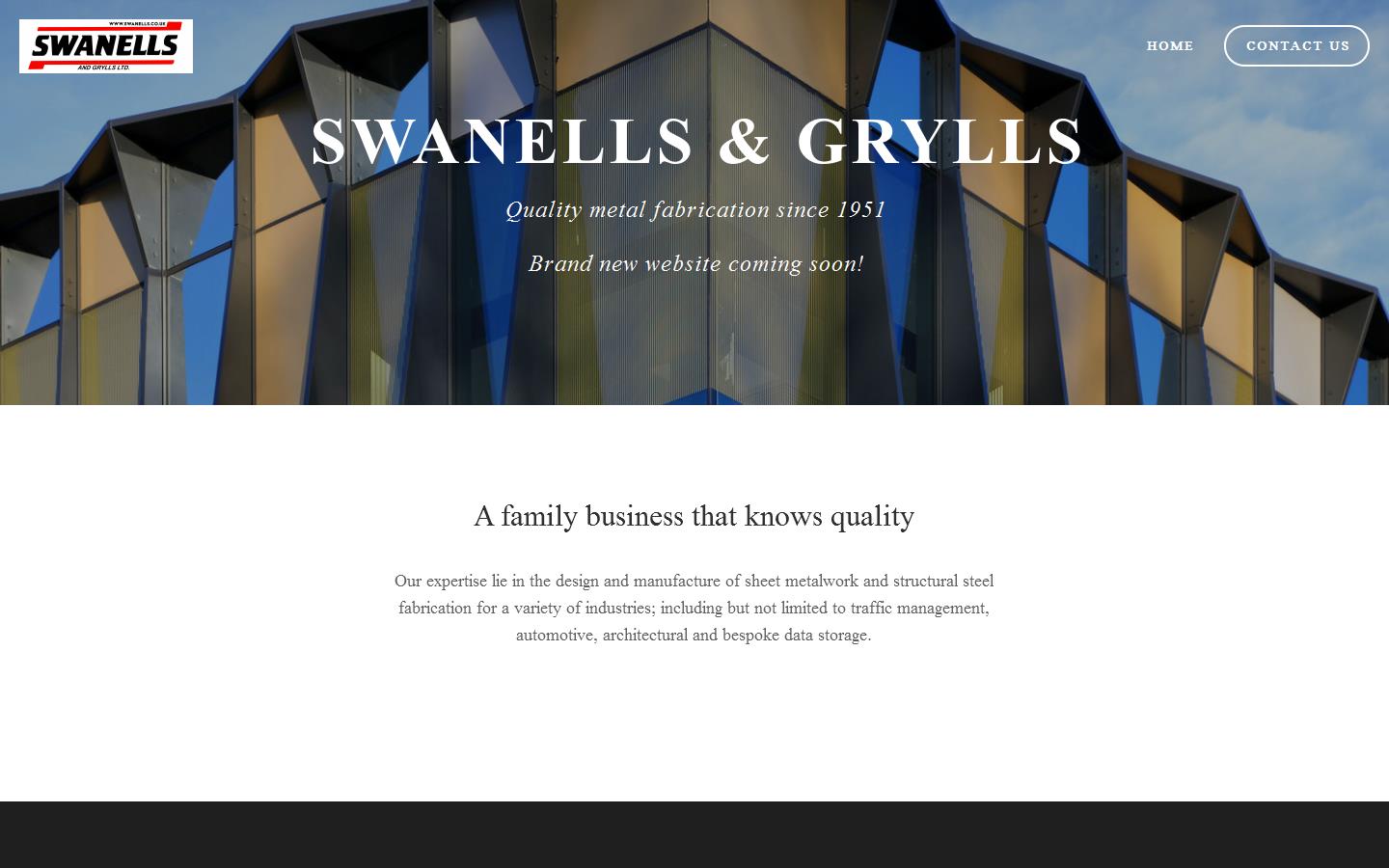 Swanells & Grylls Ltd Website