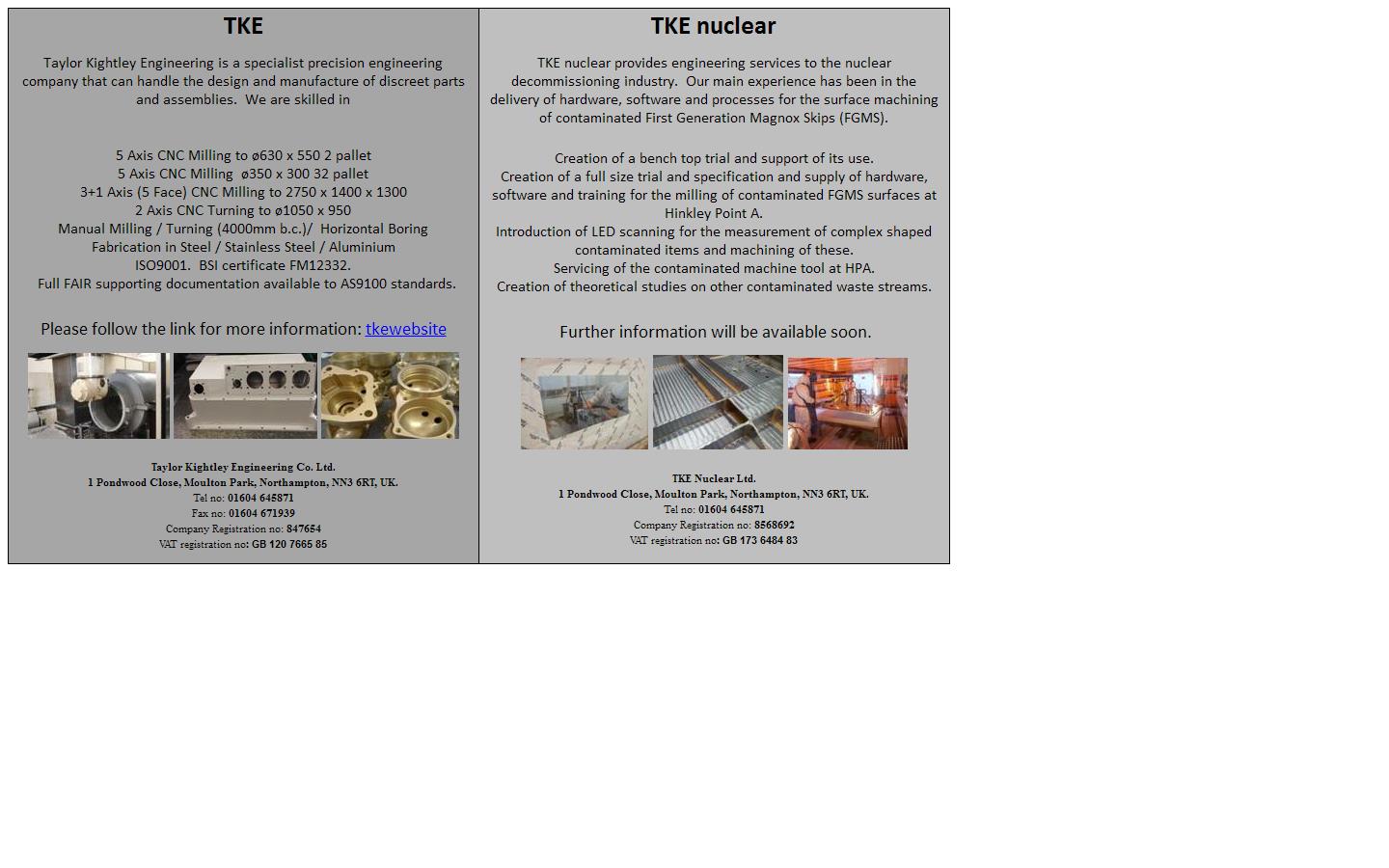 Taylor Kightley Engineering Ltd Website