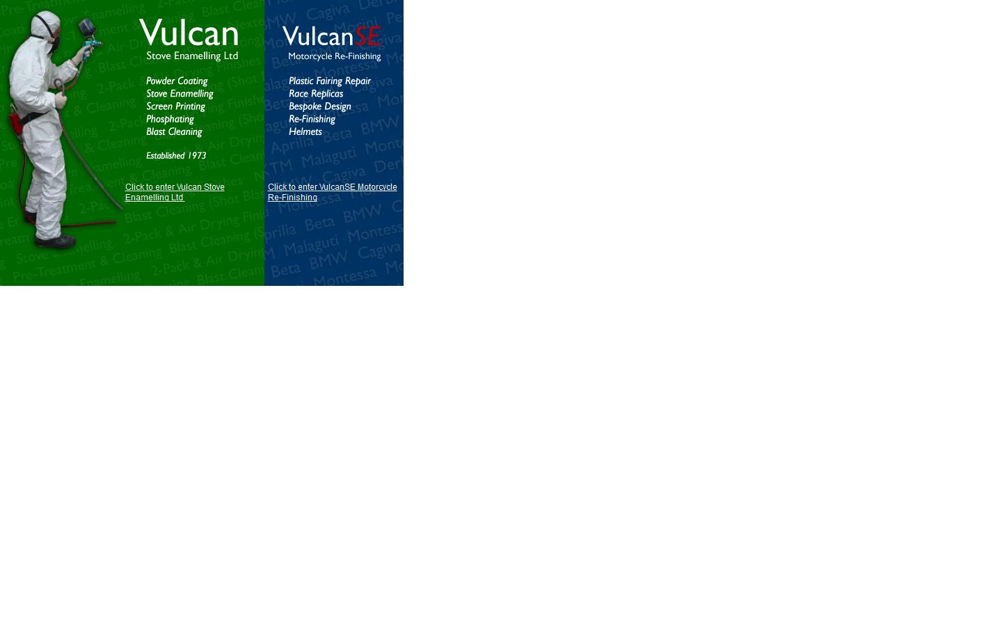 Vulcan Stove Enamelling Ltd Website