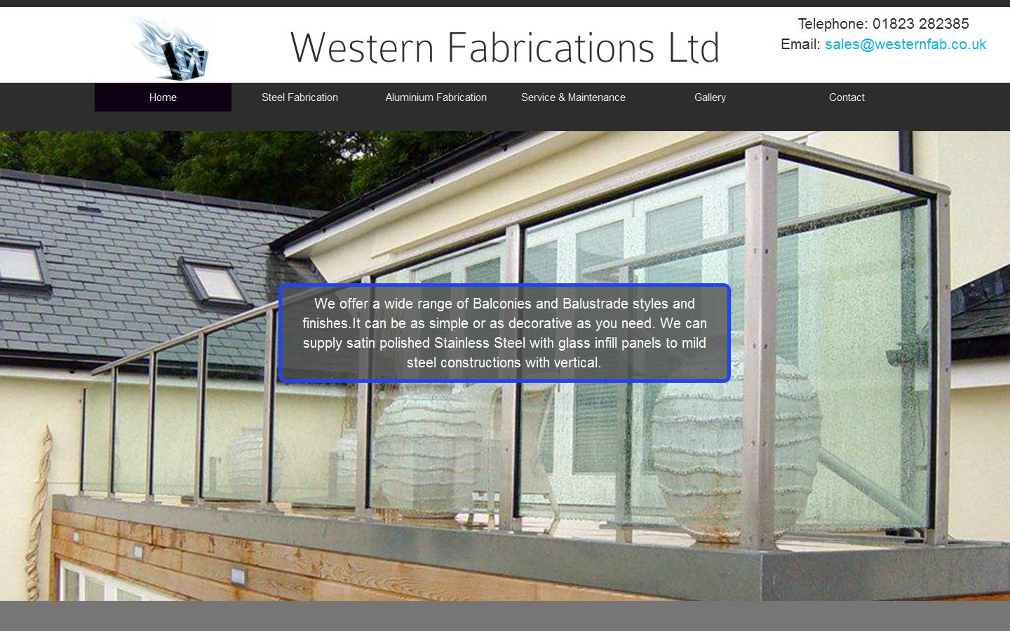 Western Fabrications Ltd Website