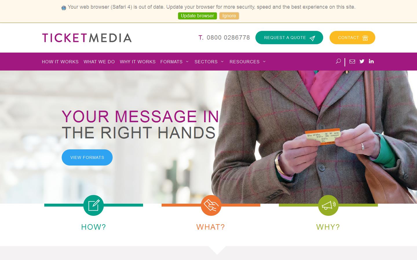 Ticket Media Ltd Website