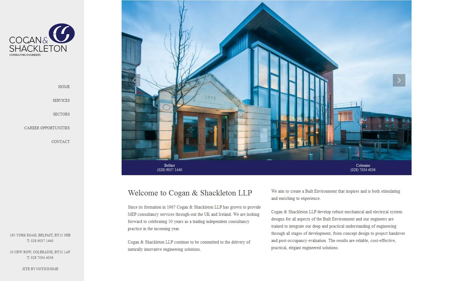 Cogan & Shackleton Website