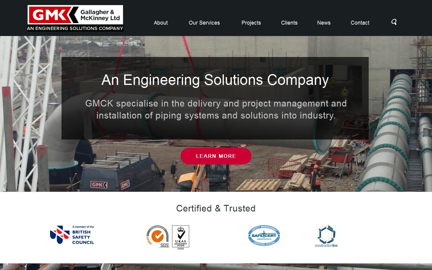 Gallagher & McKinney Ltd Website