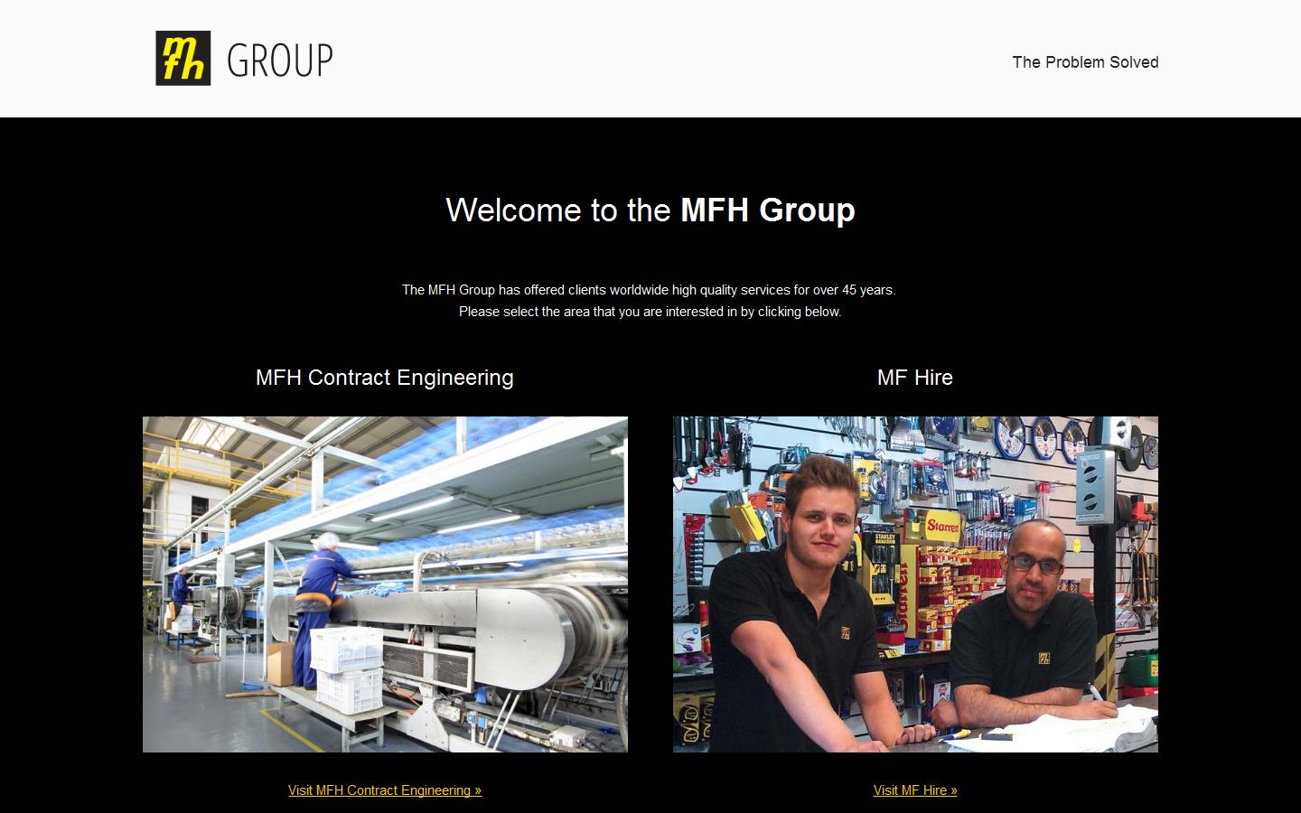 M F H Engineering Holdings Website