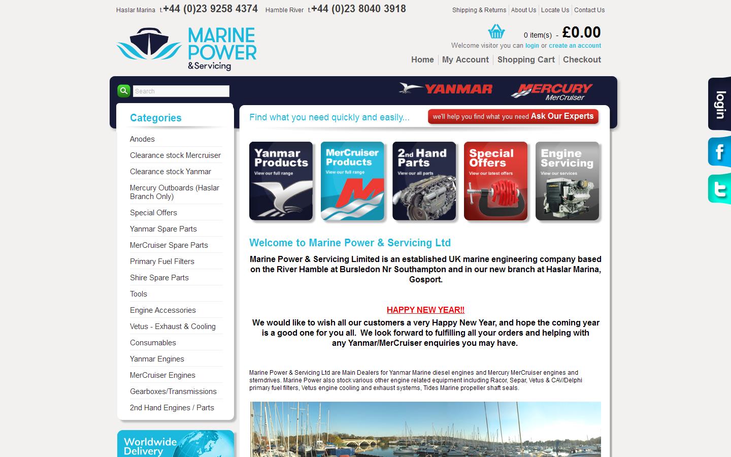 Marine Power Ltd Website
