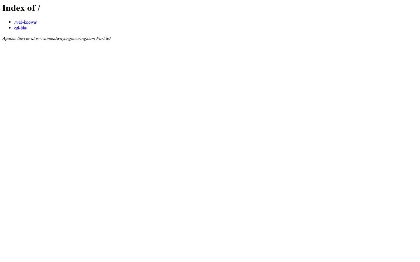 Meadway Engineering Ltd Website