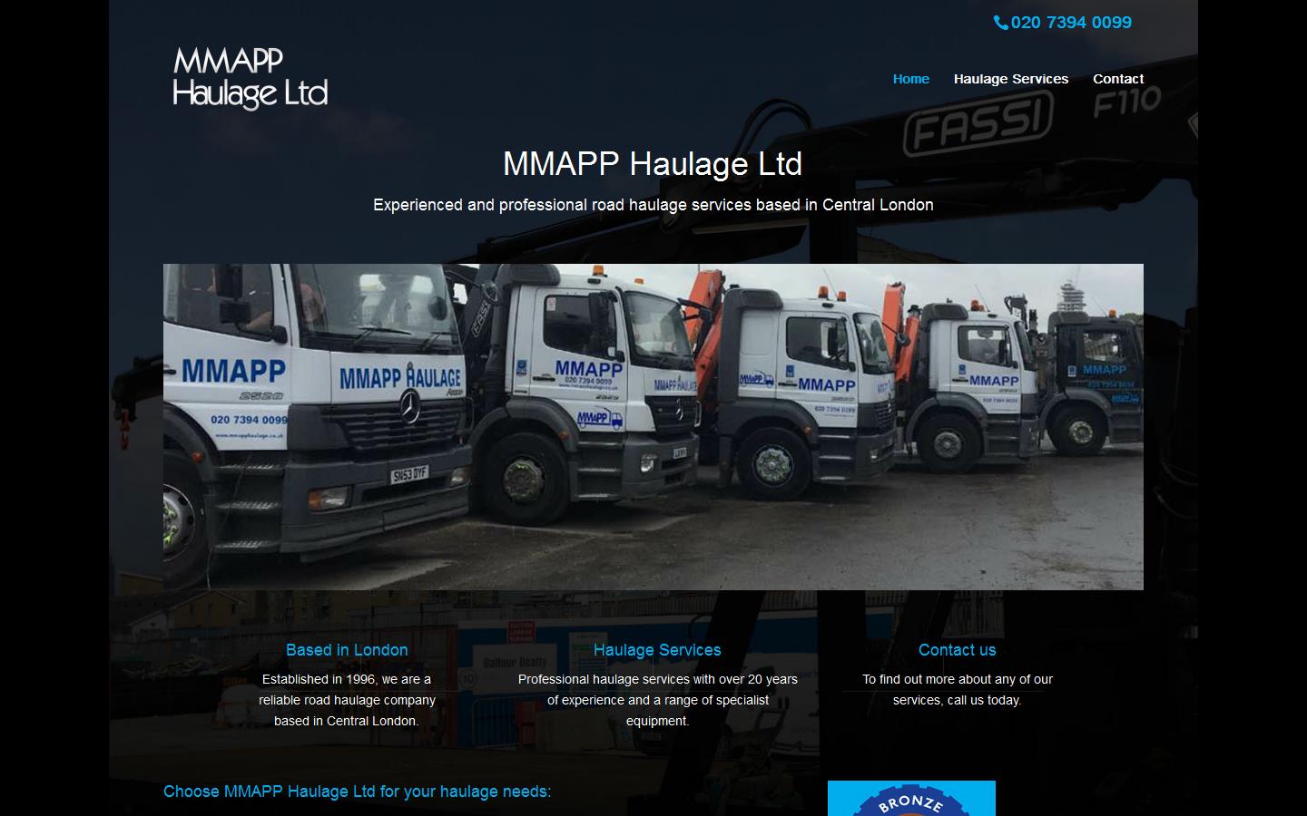 Mmapp Haulage Ltd Website