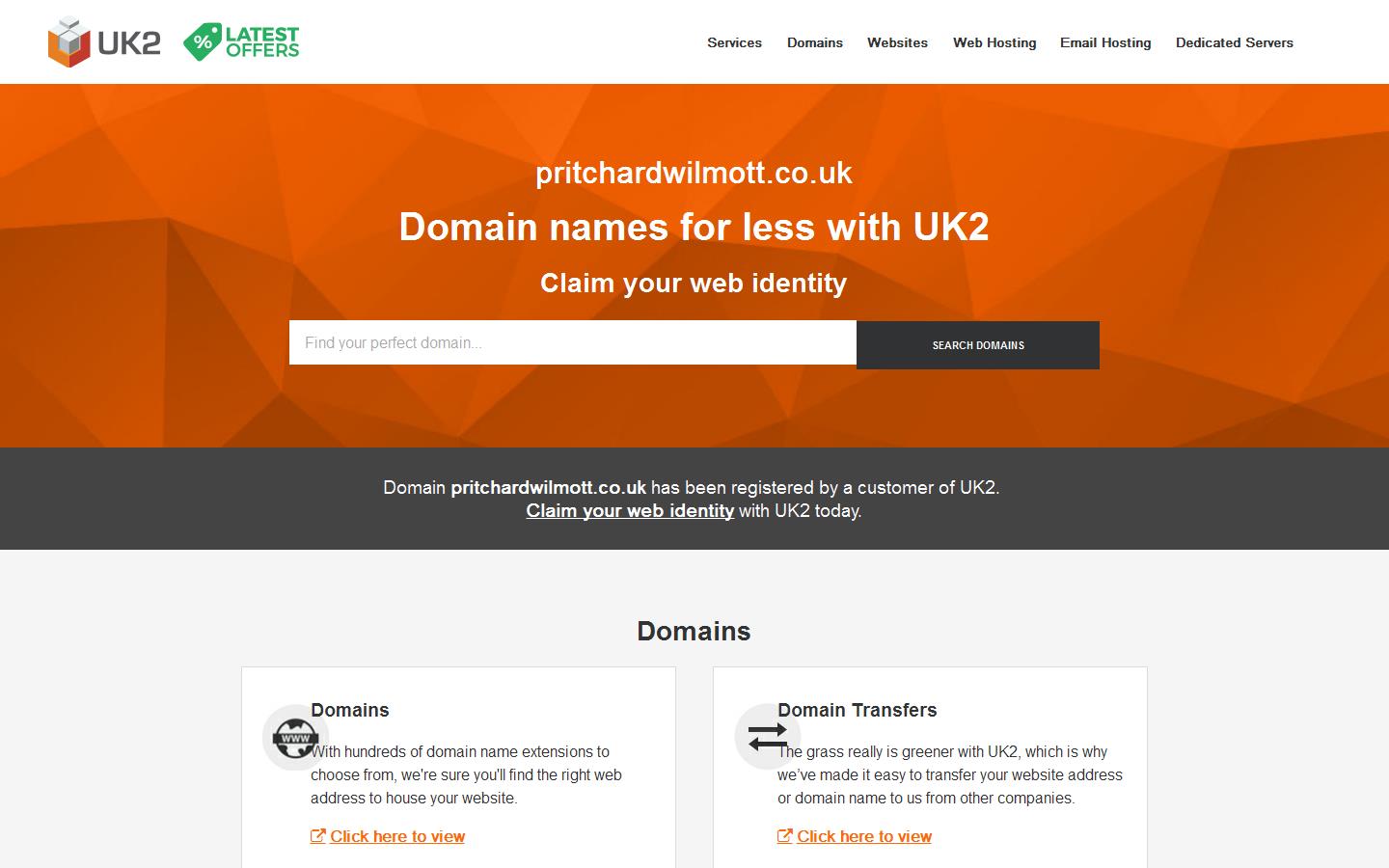 Pritchard Wilmott Website