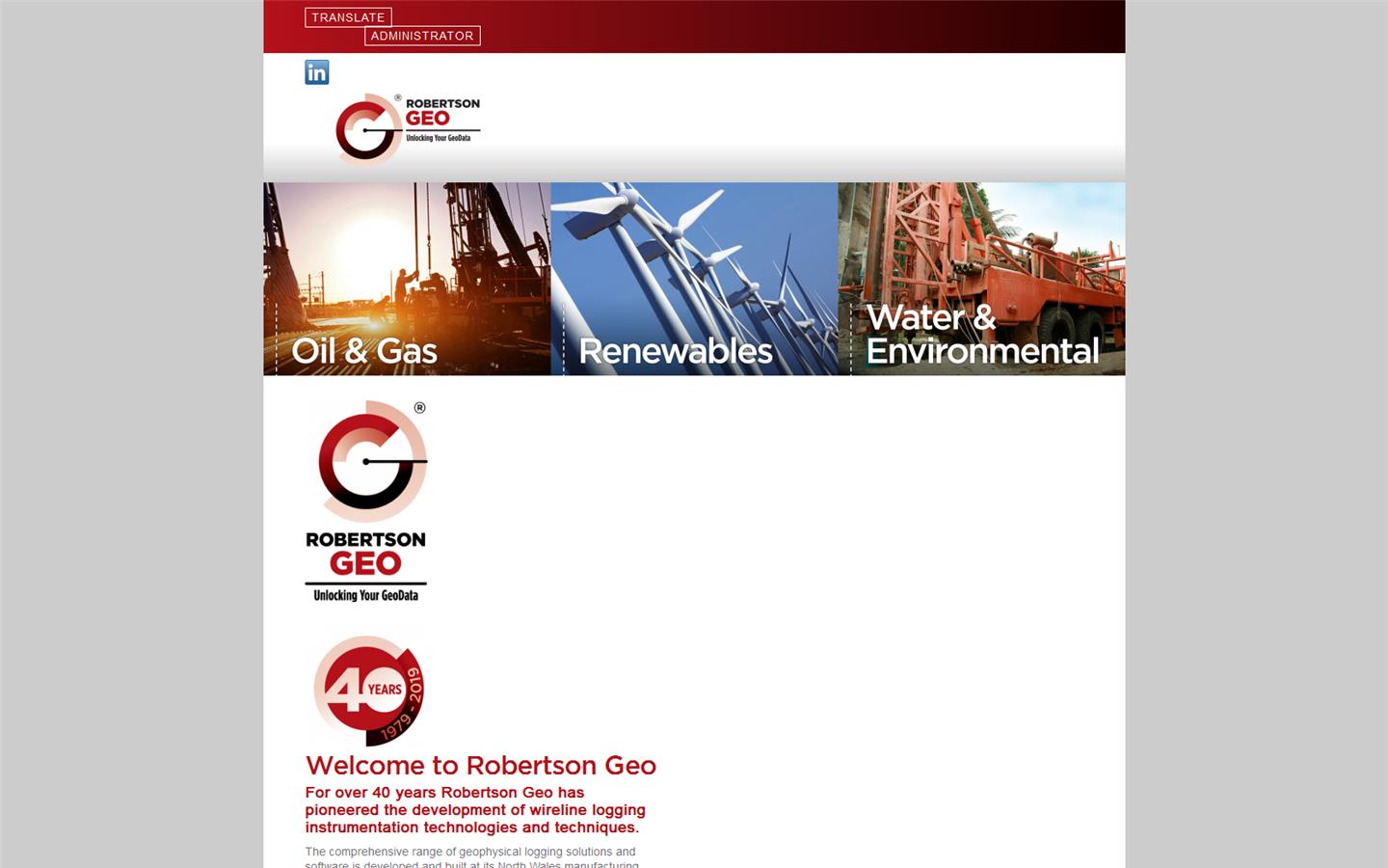 Robertson Geologging Website