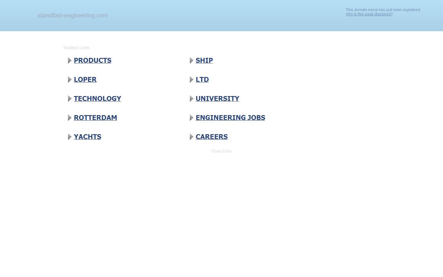 Standfast Precision Engineering Ltd Website