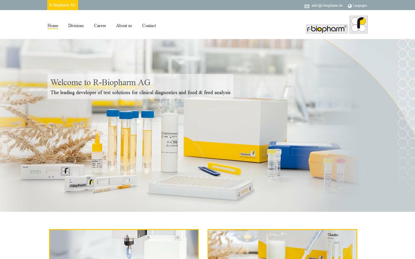 R-biopharm Rhone Ltd Website